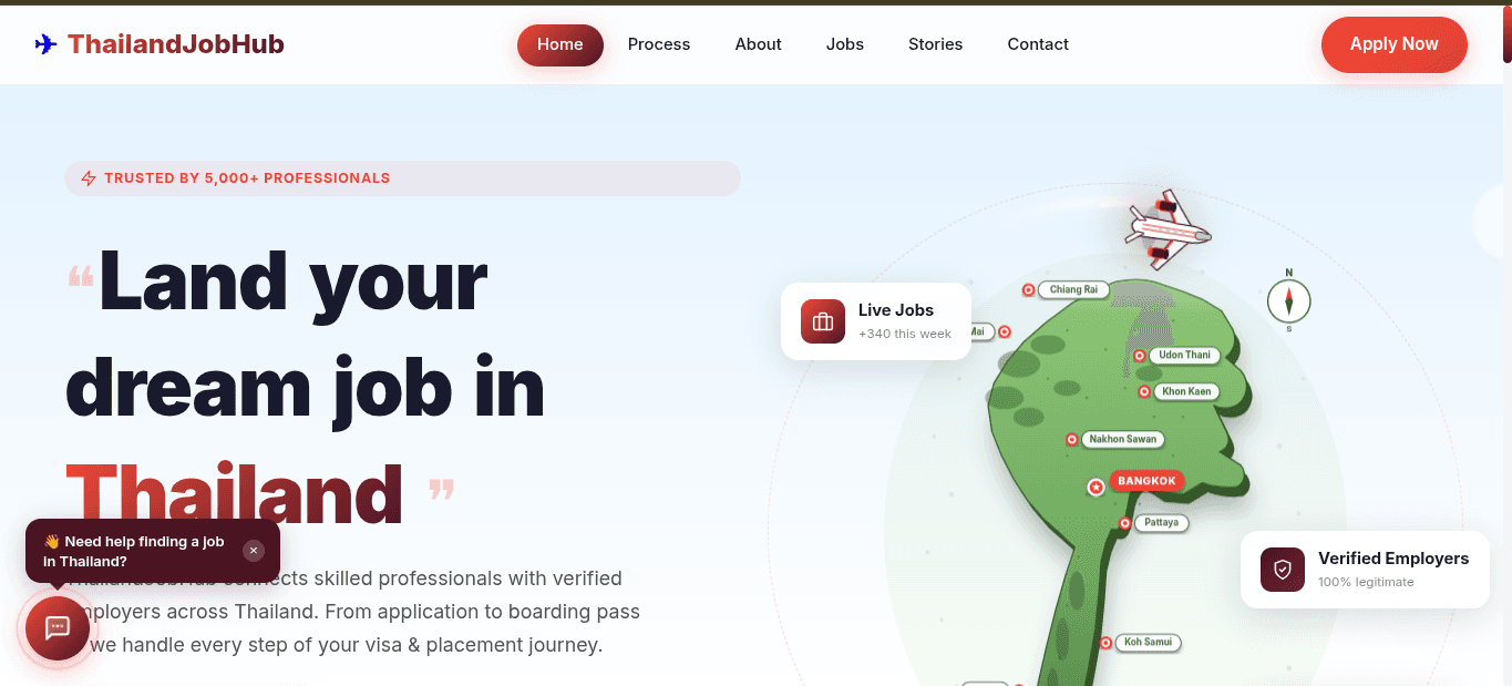 Landing page